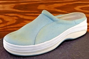 Keds Sz 7.5 M Blue Round Toe Flat Fabric 21961m - Picture 1 of 8
