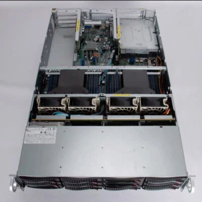 SuperServer 6029U-TR4T 12x3.5" 512G RAM 2X Intel 6152 CPU 22Core 4T SAS 100G NIC - Image 1 of 3