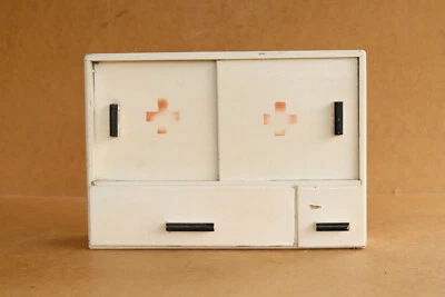 Mueble Antiguo Armario Médico Caja Primeros Auxilios Armario Etiqueta Retro Años 60 Foto 1 de 4