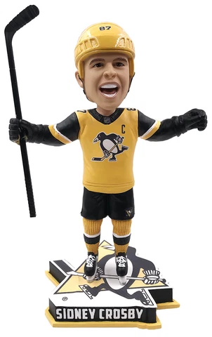 Sidney Crosby Pittsburgh Penguins Yellow Jersey 2019 Exclusive Bobblehead #/200 Cover
