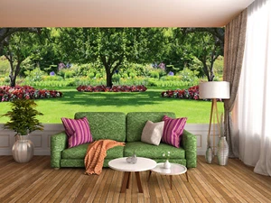 3D Garden 8665 Wall Paper Murals Wall Print Wall Wallpaper Mural AU Summer - Picture 1 of 6