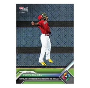 Randy Arozarena Catch Mexico 2023 World Baseball Classic TOPPS NOW 55 - Picture 1 of 2