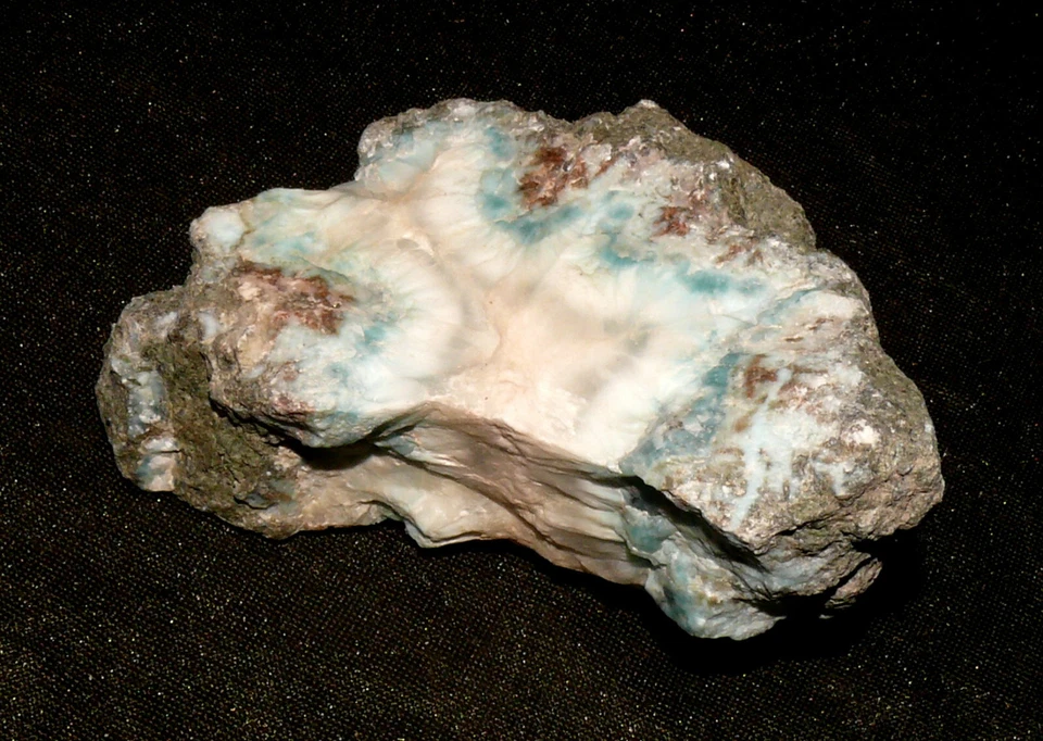 Larimar, Rohstein, Heilstein, 408,8g, 48x63x54mm - Bild 1 von 4
