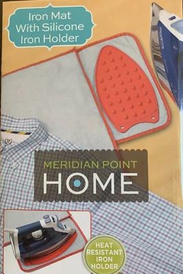 IRON MAT with Heat Resistant Silicone Iron Holder - Meridian Point Home - Image 1 of 3