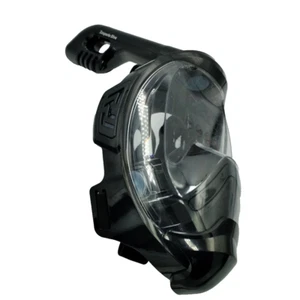 Máscara de Snorkel Zeeporte Equipo de Buceo Cara Completa Pequeño Mediano Adulto Negro Anti Fugas - Imagen 1 de 10