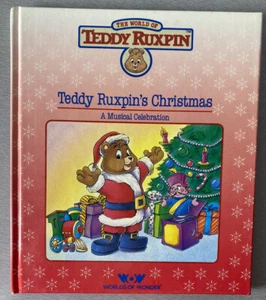 The World of Teddy Ruxpin Book Teddy Ruxpin's Christmas *No Cassette (bbb) - Foto 1 di 7