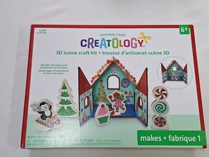 Christmas Craft Kit 3D Gingerbread Scene Only Fun Creative Creatology New - Picture 1 of 2