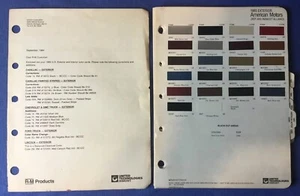 1985 Rinshed-Mason R-M Co. U.S. Automotive Color Cards Chips Interior & Exterior - Picture 1 of 6