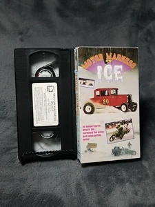 Motor Madness On Ice - Simitar Video 1994 VHS Ice Racing - VINTAGE Oddball RARE - Picture 1 of 2