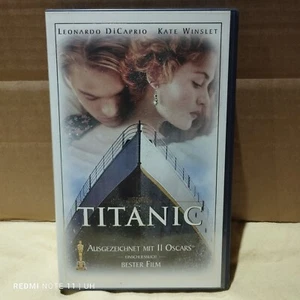 VHS Video   Titanic - bekannter Film mit DiCaprio und Winslet - zzgl. Specials - Bild 1 von 2