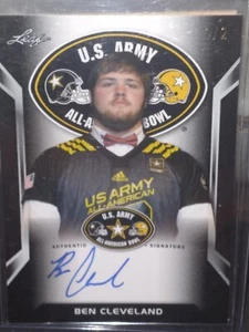 2016 Leaf Ben Cleveland 1/2 Baltimore Ravens - Picture 1 of 4