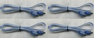 4-Pack Lot SATA Serial ATA Set of 4X Cables 22 inch 4pc Bundle D79874-001 - Picture 1 of 3
