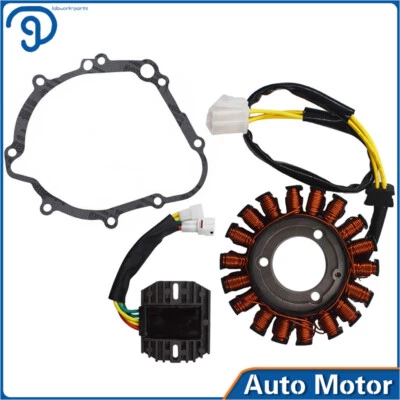 Estator y regulador rectificador para Suzuki GSXR600 GSX-R600 2006-2009 con junta Foto 1 de 4