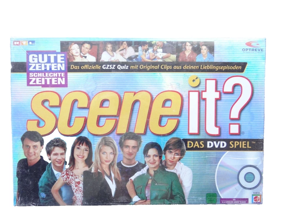 Scene It GZSZ DVD Vintage Brettspiel Gesellschaftsspiel Mattel 2006 NEU - Bild 1 von 4