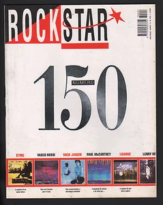 ROCKSTAR 150/1993 MADONNA KEITH RICHARDS STING PAOLO CONTE LEONARD COHEN MUDHONE - Picture 1 of 1