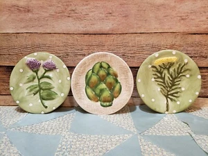 Set Of Three decorative mini plates 4 1/2" - Picture 1 of 7
