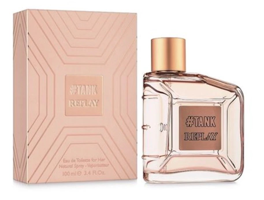 Replay #TANK For Her - 100ml Eau De Toilette Spray For Woman NEU & VERSIEGELT - Bild 1 von 1