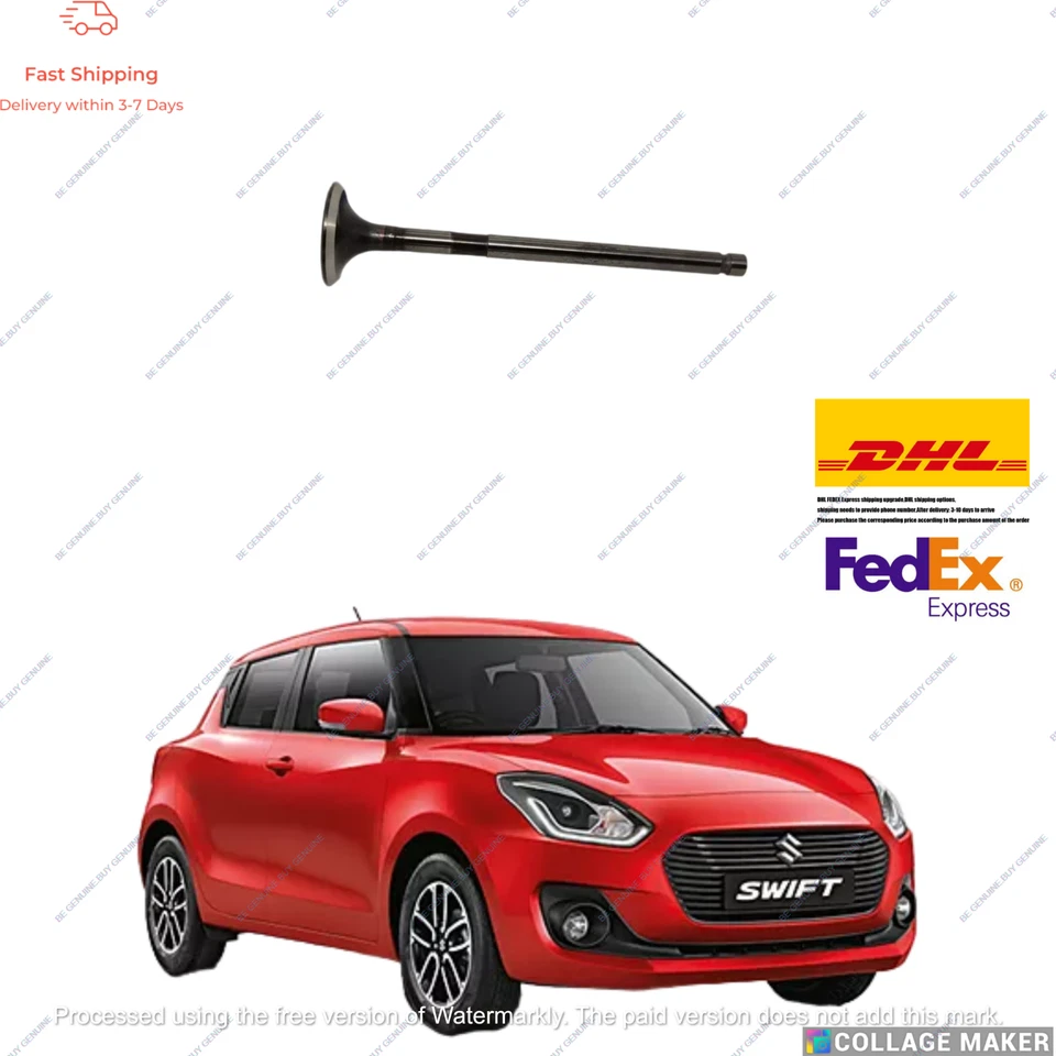 VÁLVULA DE ESCAPE PARA SUZUKI SWIFT MODELO 2018-2021 OEM ORIGINAL 12915M68PA0 Foto 1 de 3