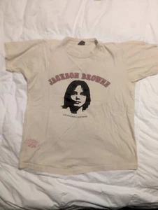 Authentisches Vintage und seltenes 70er Jahre Jackson Browne nicht-nukleares Future Shirt - Bild 1 von 4