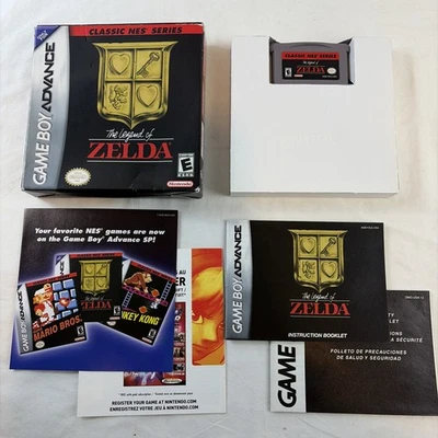 Legend of Zelda Classic NES Series (Nintendo Game Boy Advance) GBA CIB Completo Foto 1 de 4