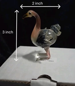 Figure of Ostrich glass glass - Picture 1 of 4