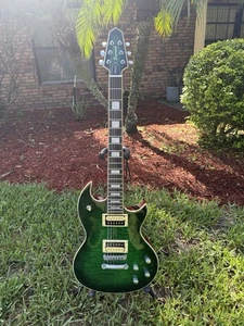 Reaper Electric Guitar By “Scar My Guitar” **Last Green** - Picture 1 of 8