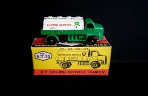 Budgie BP Racing Service Tanker 'Modern' Series No.50 c1963 & Box - Picture 1 of 9