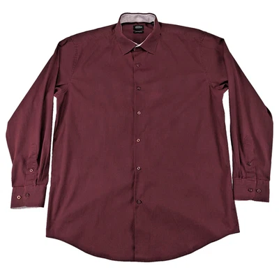 Camisa de vestir Buffalo David Bitton para hombre L 16-16,5 34/35 ajustada elástica manga larga Foto 1 de 4