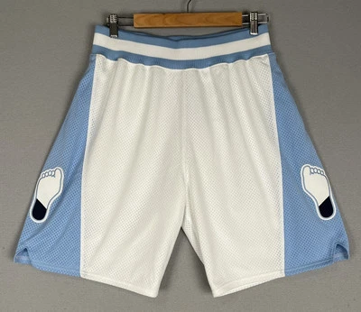 Auténticos Pantalones Cortos Mitchell Ness 83-84 Universidad de Carolina del Norte Tacones Alquitranados M Foto 1 de 4