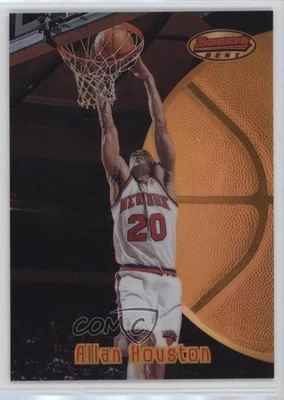 1997-98 Bowman's Best Refractor Allan Houston #72 - Image 1 of 2