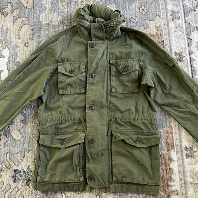 J. Crew NX-631 M65 Military Field Jacket Men's Small S Army Hooded Green Coat OG - Image 1 of 4