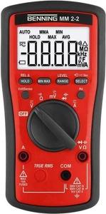 Benning MM 2-2 Hand-Multimeter digital CAT III 600 V, CAT IV 300 V Anzeige - Bild 1 von 1