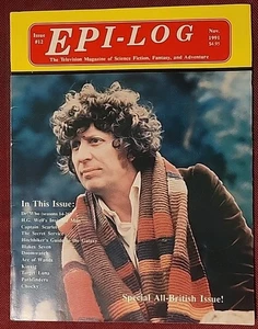 EPILOG 1991 Magazine #12 Doctor Who Tom Baker Seasons 14-26 Blake's 7 READ - Picture 1 of 16