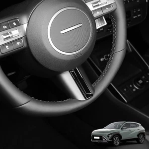 ABS Auto Tuning Lenkrad Blende Abdeckung Rahmen Für Hyundai Kona SX2 2023-2025 - Picture 1 of 4