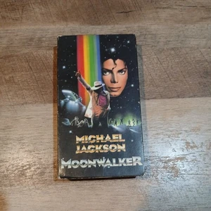 Michael Jackson - Moonwalker (VHS, 1988) CBS Video MISSING BACK FLAP - Picture 1 of 4