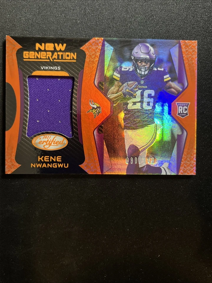 2021 Panini Certified Football RC New Generation NG-34 Kene Nwangwu - Image 1 of 2
