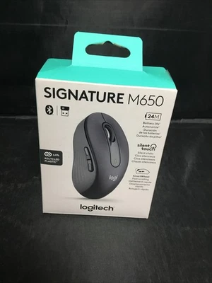 Logitech Signature M650 Wireless Scroll Mouse GRAPHITE (910-006250) - Image 1 of 3