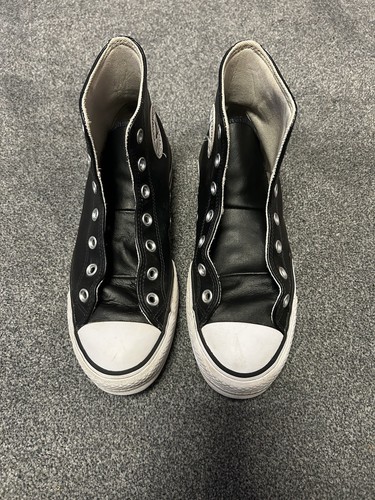 Converse All Star Scarpe da Ginnastica Alte Nero con Logo Converse Nero