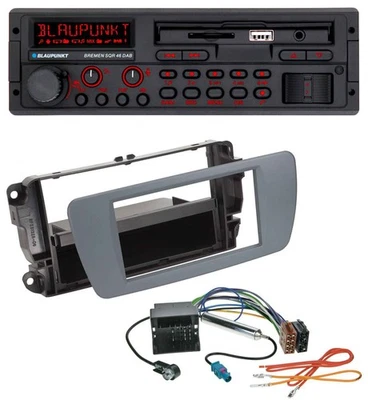 Blaupunkt SD MP3 USB Bluetooth DAB Autoradio für Seat Ibiza (ab 08) conemaragrau - Bild 1 von 4