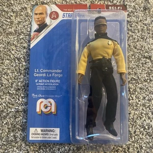 2021 Mego STAR TREK Lt. Commander GEORDI La FORGE 8" Inch Action Figure NEW - Picture 1 of 7