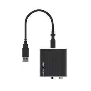Carte Son Externe USB Convertisseur Audio NuméRique Coaxial Sans Alimentati9274 - Afbeelding 1 van 10