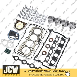 Engine Pistons Rings Rebuild Set For VW Jetta Beetle Golf GTI 1.8 Turbo AWP AWM - Picture 1 of 8