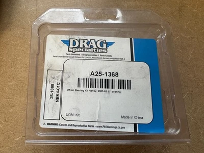 Kit de cojinete de rueda por arrastre de rueda Specialties A25-1368 para Harley Davidson 00-07 Foto 1 de 2