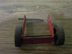 vintage wyandotte semi bed red drop wheel for parts - Bild 1 von 10
