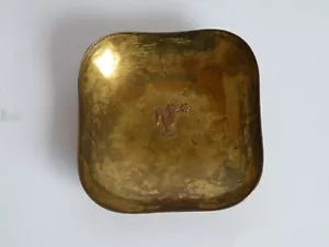KARL SCHIBENSKY Messing Schälchen Schale Motiv Hahn - Bild 1 von 9