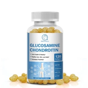 Glucosamine Chondroitin Supplement with Vitamin D3 1000 IU Bone Joint Support - Picture 1 of 8