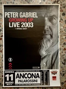 Peter Gabriel poster vintage originale 2003 100x70 Cm Genesis manifesto - Foto 1 di 1