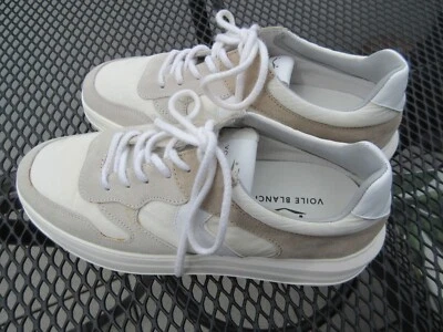 Sneaker VOILE BLANCHE Modell "LILITH" Gr. 38, Beige/Weiß, wie neu, TOP-Zustand - Bild 1 von 4