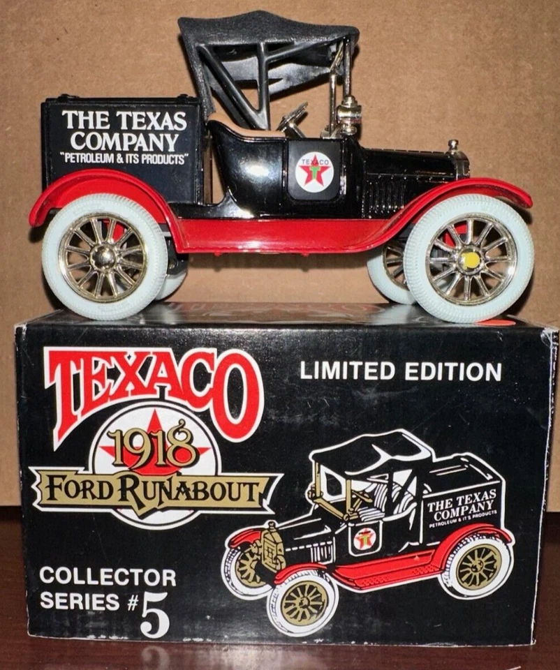 ERTL Texaco 1918 Ford Runabout Delivery  Collectors Series #5 #9740VO - Image 1 of 1