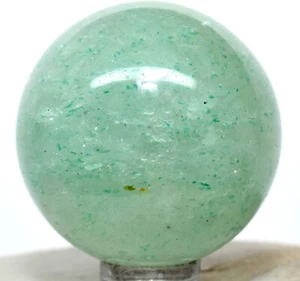 41 mm grüne Vesuvianit Kugel natürliche Mineralkugel Idocrase Kristall Stein Indien - Bild 1 von 5